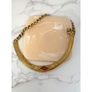 Vintage Metropolitan Museum of Art 24kt Gold-plated Celtic Revival Chocker